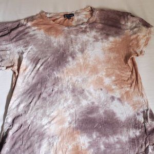 Democracy women's short sleeve tie dye shirt